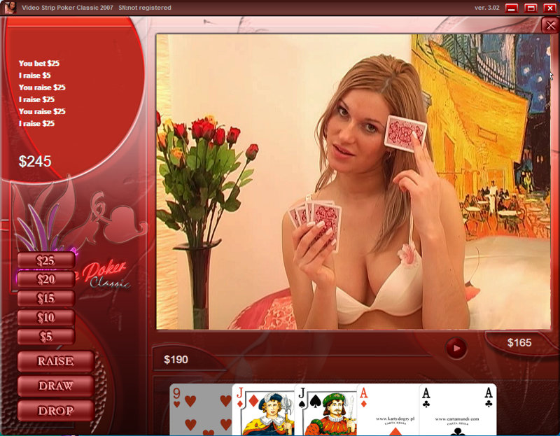 Screenshot of Video Strip Poker Classic